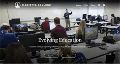 Desktop Screenshot of marietta.edu