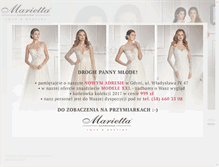 Tablet Screenshot of marietta.pl