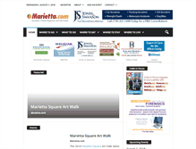Tablet Screenshot of marietta.com